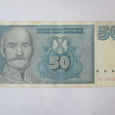 Rara! Iugoslavia 50 Novih Dinara 1996