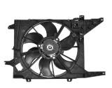 GMV radiator Electroventilator Dacia Logan 2004-2012 motorizare 1.4 53/55kw ; 1.5 dCi (48/50/55/62/63/66kw) si 1.6 (62/64/70/77/82kw), 320W, 2pini, t, Rapid