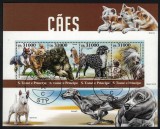 Timbre S.Tome e Principe 2015, Fauna: Caini, Colita Noua