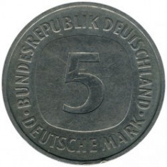 5 Deutsche Mark 1992 RFG foto