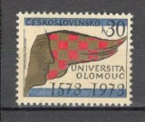 Cehoslovacia.1973 400 ani Universitatea Olomouc XC.495, Nestampilat