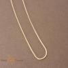 Lantisor unisex tip sarpe 50 cm placat 14k