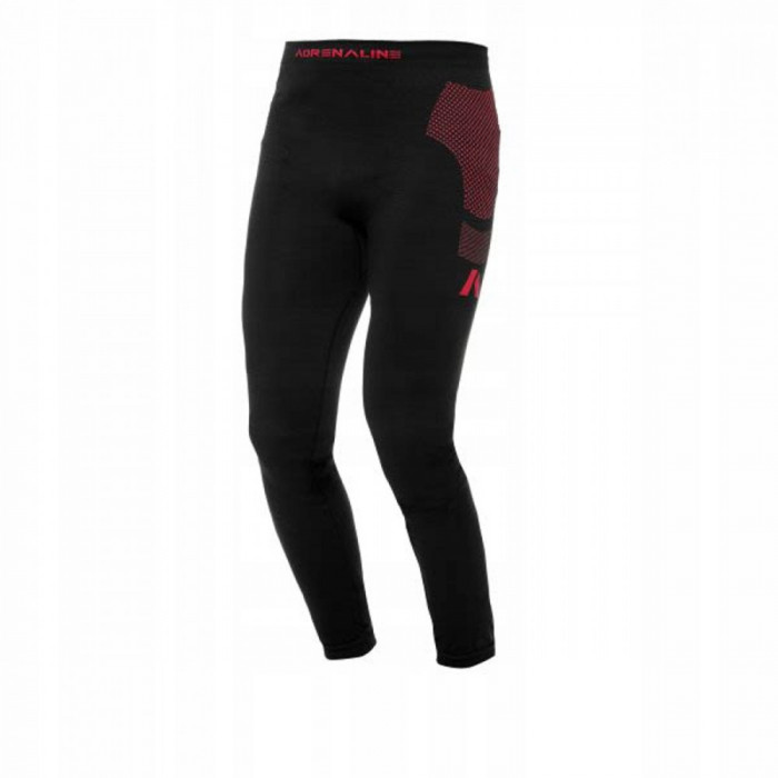 Pantaloni Moto Termo-Activi Adrenaline Frost, Negru/Rosu, Marime S