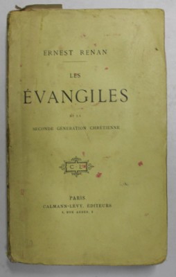 LES EVANGILES par ERNEST RENAN - 1912 foto
