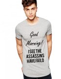 Cumpara ieftin Tricou gri barbati - Assassins faild - M