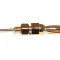 Conector banană 3mm aurit, 5A
