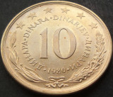 Cumpara ieftin Moneda 10 DINARI / DINARA - RSF YUGOSLAVIA, anul 1980 *cod 1542 A = UNC, Europa