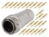 Conector Circular Amphenol RT360, Mufa Tata, 23 Pini, IP67, Montare pe Cablu, 13A, 300V, Placare Aur