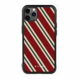 Husa iPhone 11 Pro - Skino Stripes, rosu verde