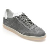 Pantofi sport GRYXX gri, MBX37, din piele intoarsa