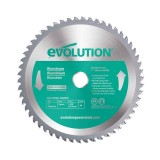 Panza circular pentru taiat aluminiu, pentru fierastraie circulare Evolution 180mm, &Oslash;180 x 20 mm, 54 de dinti TCT