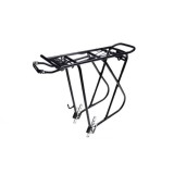 Portbagaj spate bicicleta, 24&quot;-28&quot;, aluminiu, fixare cadru, culoare negru Cod:AWR1901