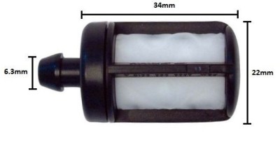 Filtru benzina Stihl - 6.3mm - capacitate mare - MTO-DA0134.3 foto