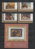 ROMANIA 2025 GALERIA DE ARTA EUROPEANA - IASI Serie 4 val.+ Colita LP.2526 + 2526a MNH**