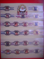 HOPCT LOT NR 106 PICTURA RENOIR SI MONET - -22 BUC-ETICHETE VECHI DE TRABUCURI/ CIGARS LABELS -COLECTIE DE LUX-