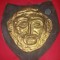Masca lui AGAMEMNON,Sculptura Aurie -Replica MASCA FUNERARA Regelui MICENIAN