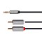 CABLU JACK 3.5 - 2RCA 1.8M BASIC K&amp;M - KM1214