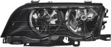 Far Bmw Seria 3 (E46) Sedan/Combi 06.1998-09.2001 BestAutoVest fata dreapta 200810SE reflector negru, tip bec H7+H7 fara suport becuri, cu motoras