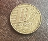 C50 - Moneda foarte veche - Brazilia - 10 centavos - 2003