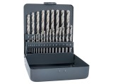 Set de burghie HSS-E cu cobalt pentru metal, 25 bucăți