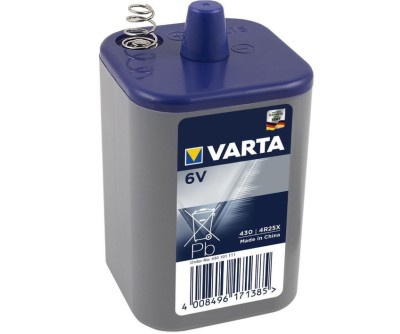 Baterie Varta Longlife Block 4R25, 7500 mAh, 6V, cu 2 arculete, 430101111 foto