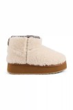 Emu Australia cizme de l&acirc;nă pentru zăpadă Stinger Micro Flatform Teddy culoarea bej, W13187