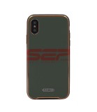 Toc TPU &amp; Glass Luxury Apple iPhone X Midnight Green