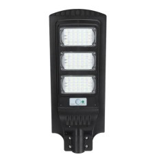 Lampa solara stradala de exterior, senzor de lumina 90W, Telecomanda