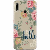 Husa silicon pentru Huawei P Smart 2019, Cute Flower Phone