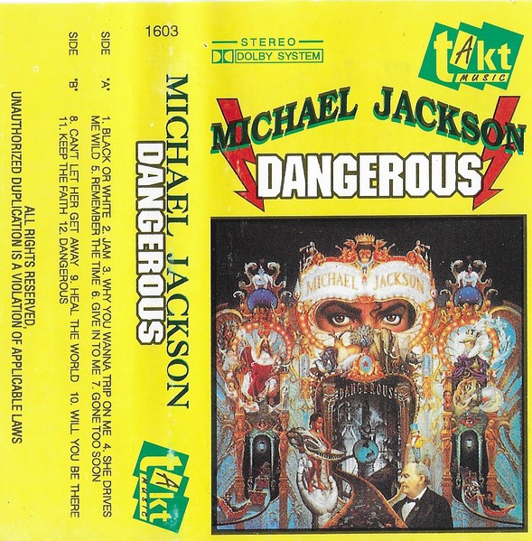 Casetă audio Michael Jackson &ndash; Dangerous