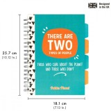Caiet cu Spirala si Separatoare Pukka Pad Project Book Planet , zThere are Two, , Dictando, 200 Pagini