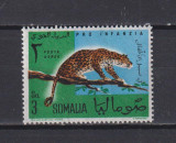 SOMALIA 1960 FAUNA MI. 15 MNH, Nestampilat
