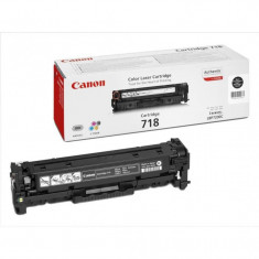 Cartus Toner Original Canon CRG-718 Black, 3400 pagini foto