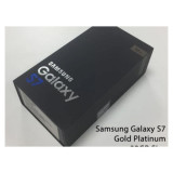 Cutie (Ambalaj) fara accesorii Samsung G930 Galaxy S7, 32GB Gold Platinium Originala