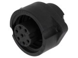 Conector circular soclu PIN 7 mamă lipire ECOMATE C016