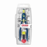 Compas My Pen Setare Rapida Albastru Inchis/lime, Herlitz