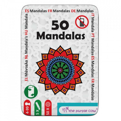 50 de desene - Mandala, 3-5 ani, 7-10 ani, 5-7 ani, +10 ani foto