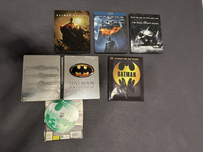 Colectia BATMAN si The Dark Knight , steelbook 4k ultra hd + bluray foto