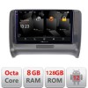 Navigatie Audi TT 2004-2011 Quad Core 5960Pro-078 Android Octa Core Qualcomm 2K Qled 8+128 DTS DSP 360 4G Optical CarStore Technology