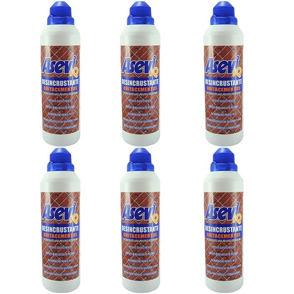 6 x Asevi dezincrustant, Solutie pentru curatat rosturi, 6 x 500ml