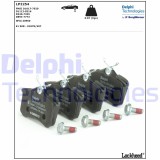 DELPHI LP2254 set placute frana,frana disc