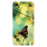 Husa silicon pentru Apple Iphone 4 / 4S, Butterfly