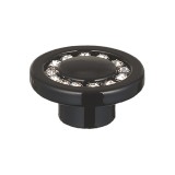 Cumpara ieftin Buton pentru mobila rotund cu model, X1-08, negru
