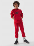 Pantaloni jogger de trening pentru băieți - roșii, 4F Sportswear