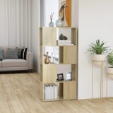 VidaXL Bibliotecă/Separator cameră stejar sonoma 60x24x124,5 cm PAL