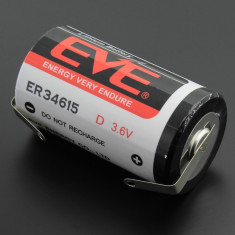 Baterie D, R20, ER34615, litiu, 3,6V, 19000mAh, Eve Battery Co - 050439