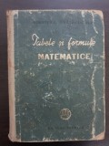 Tabele și formule matematice