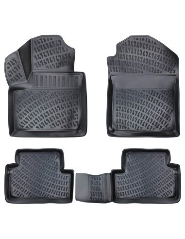 Set covorase auto din cauciuc tip tavita pentru Ford Connect I 2002-2013
