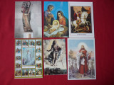 CARTE POSTALA LOT 6 BUC. RELIGIOASE, Necirculata, Printata