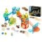 Set 75 de blocuri magnetice luminate Stem